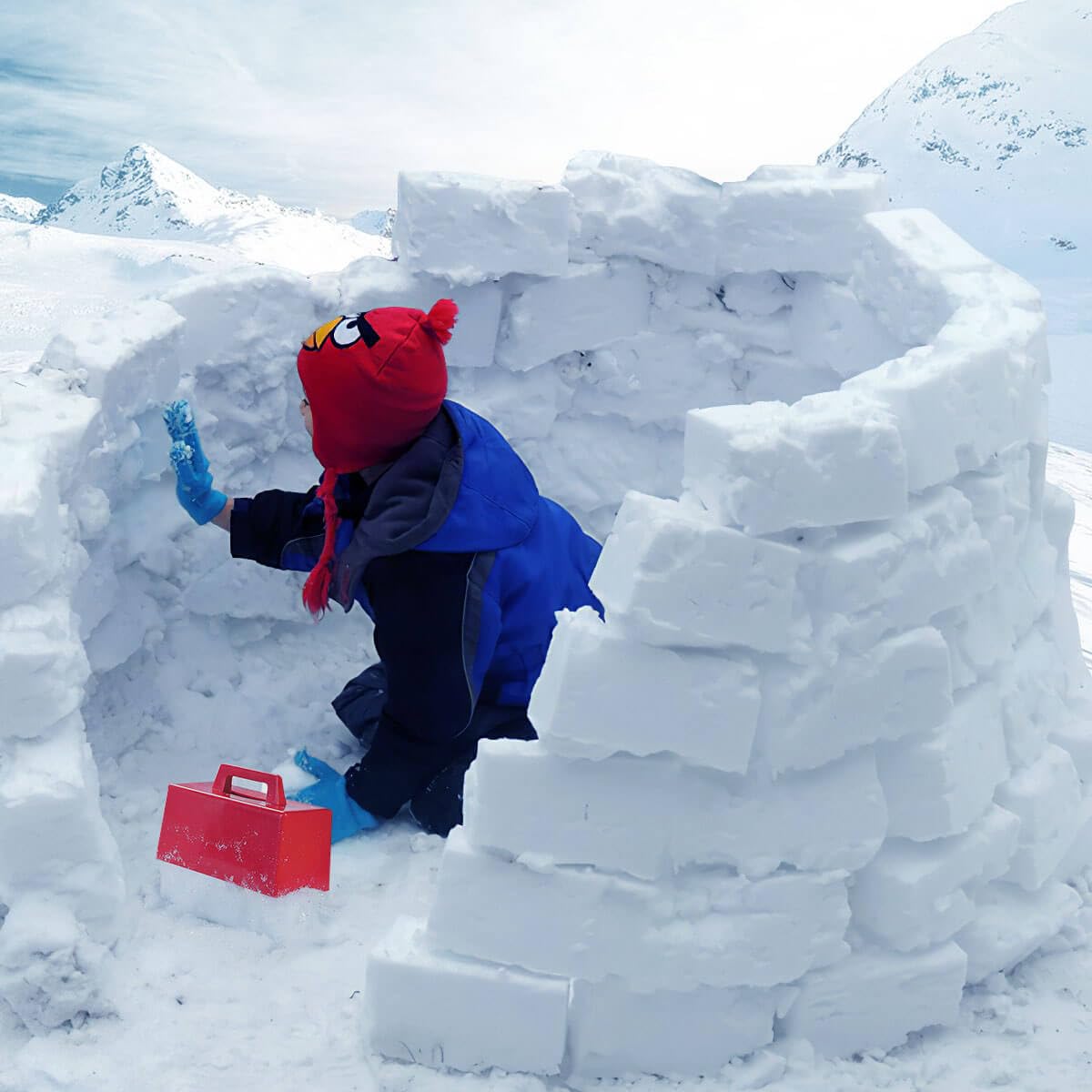 Snow Fort Building Block Kit | Beach Sand Toys and Castle Molds by FUN LITTLE TOYS