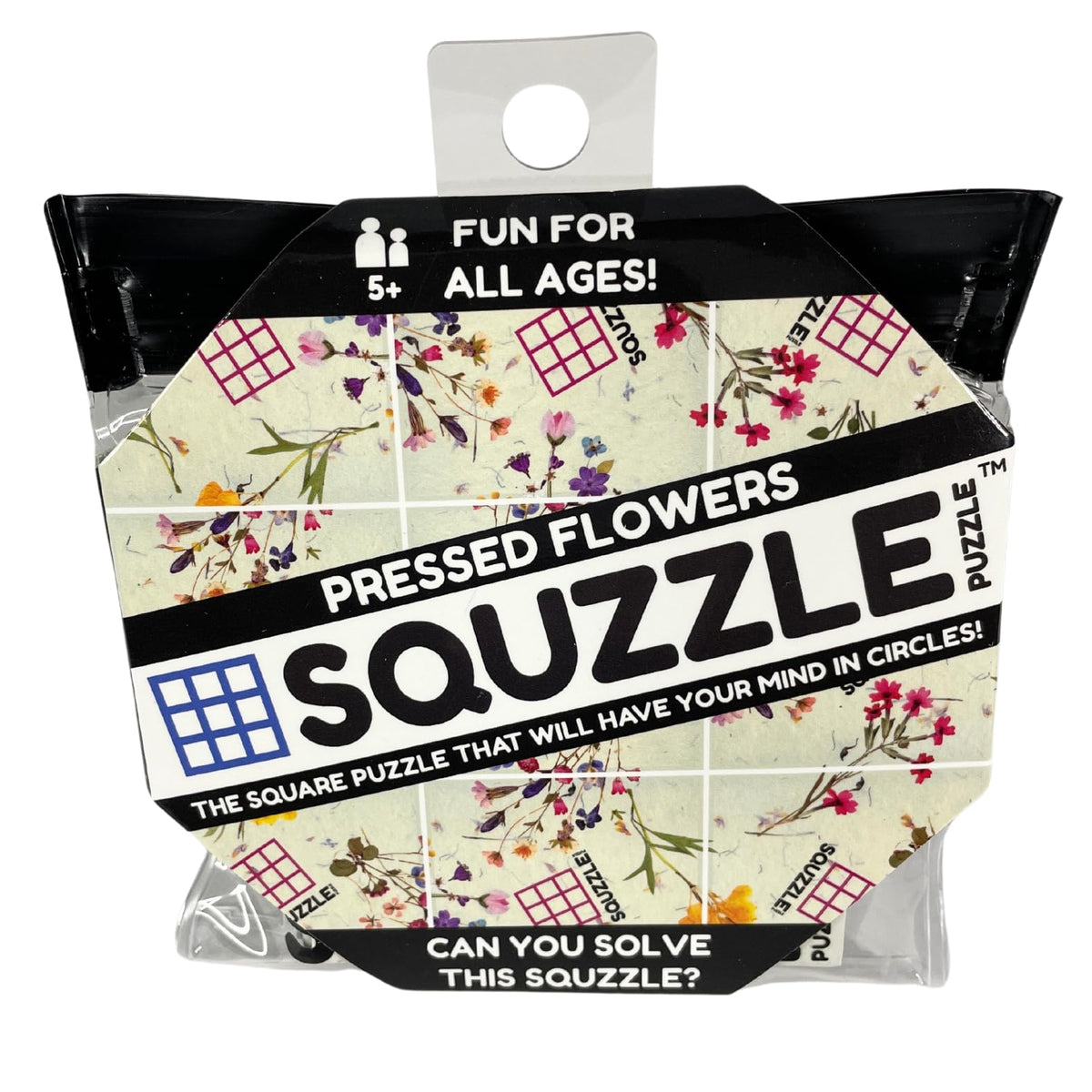 Fun Squared Games Squzzle Puzzle – 9-Piece Travel Brain Teaser