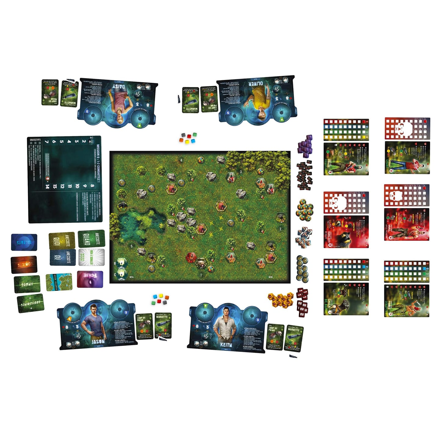 Funforge Far Cry Cooperative Board Game – Escape from Rook Islands (1-4 Players)