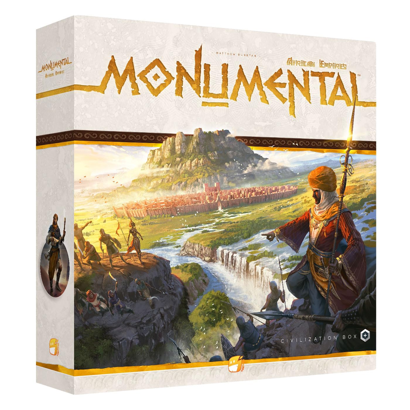 Monumental African Empires Expansion by Funforge | 3 New Civilizations, Modular Maps, 1-5 Players