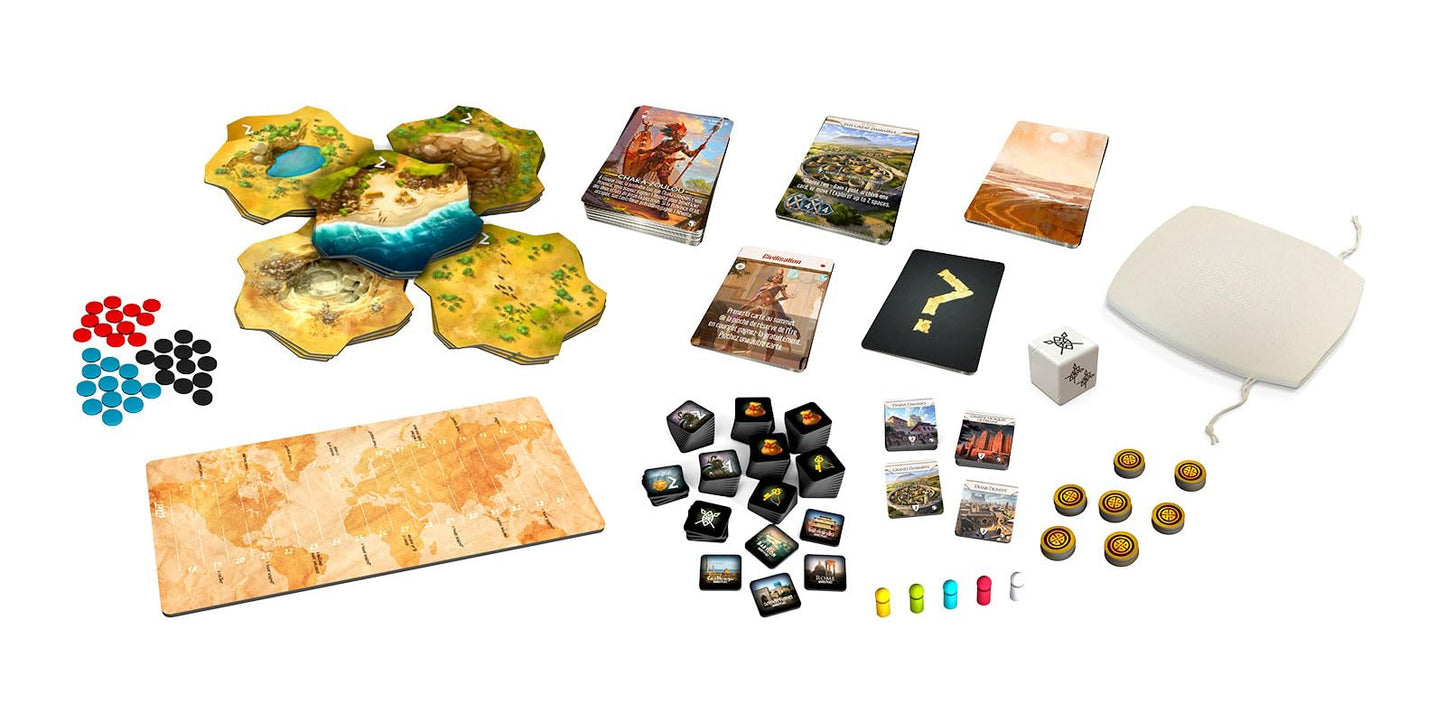 Monumental African Empires Expansion by Funforge | 3 New Civilizations, Modular Maps, 1-5 Players