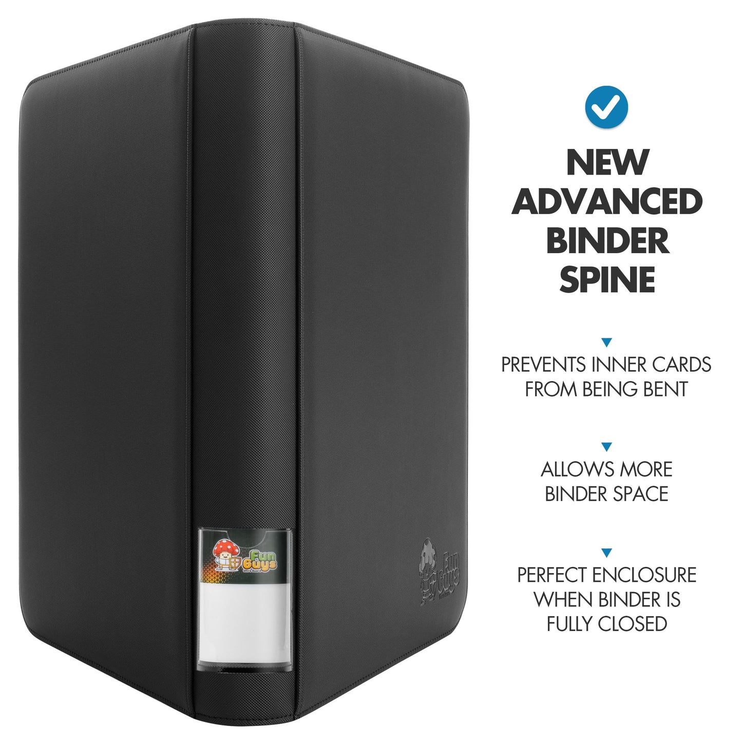 FunGuys Toploader Binder – 384-Card 12-Pocket Binder for Yugioh, MTG & TCG