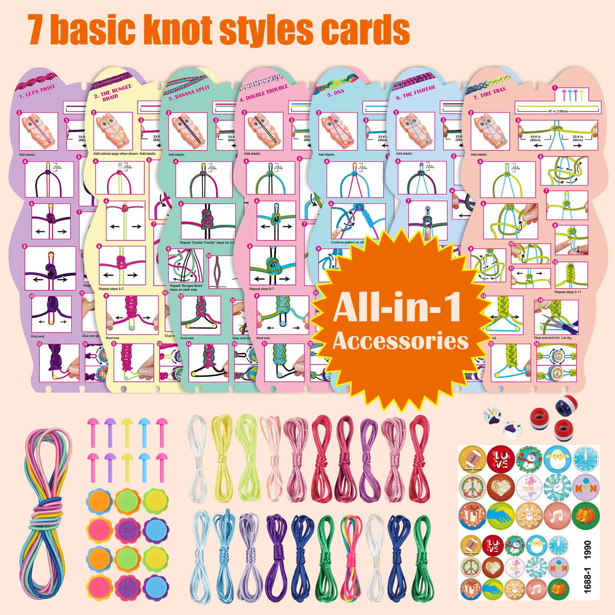 FUNiOi Bracelet Kit for Girls 8-12 | DIY Squirrel Friendship Bracelets