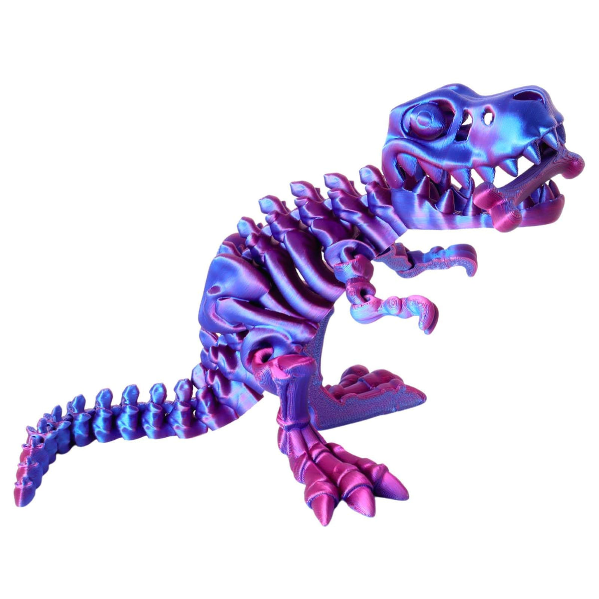FunisFun 3D Dragon with Articulated Bones – Adult Fidget Toy (Blue-Purple)