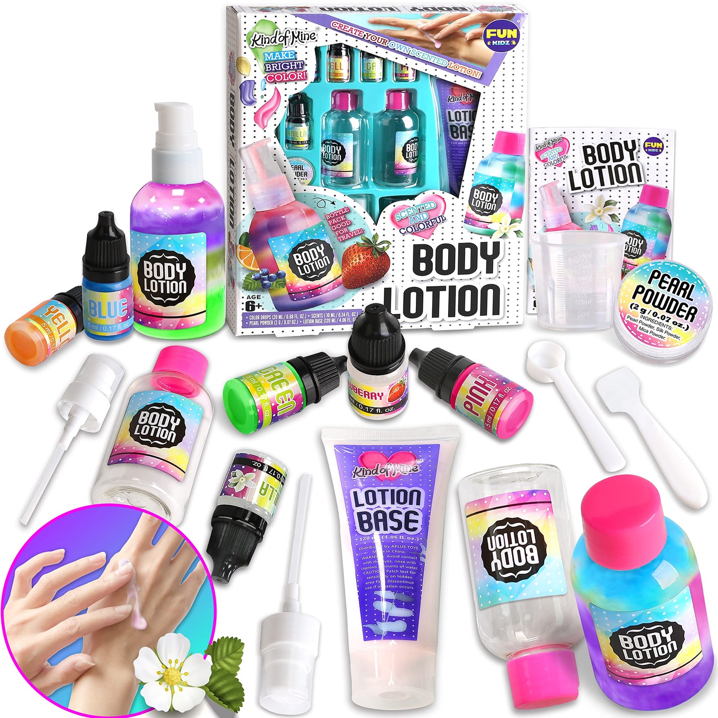 FunKidz Kid Body Lotion Making Kit – STEM Beauty Kit for Girls