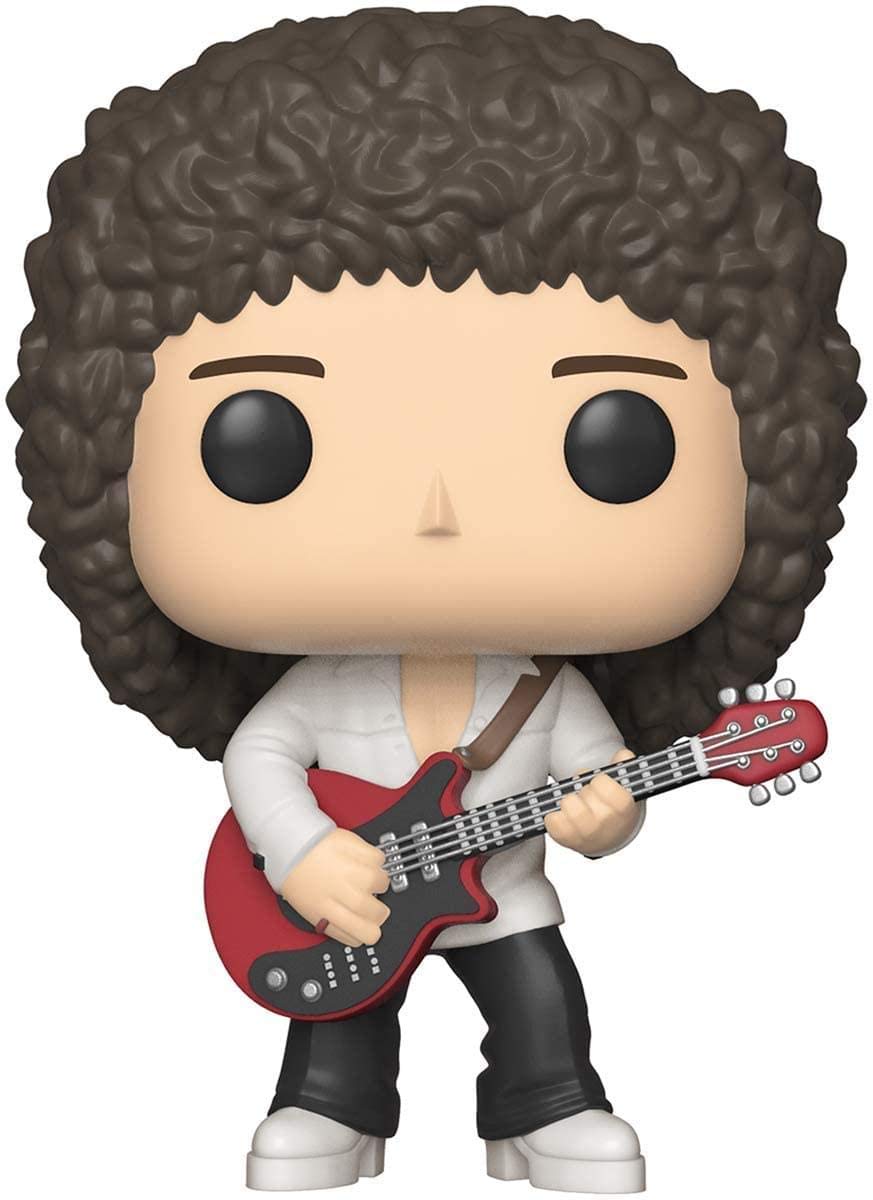 Funko 33720 Pop Rocks Queen Brian May Figure – Multicolor, 3.75 Inches
