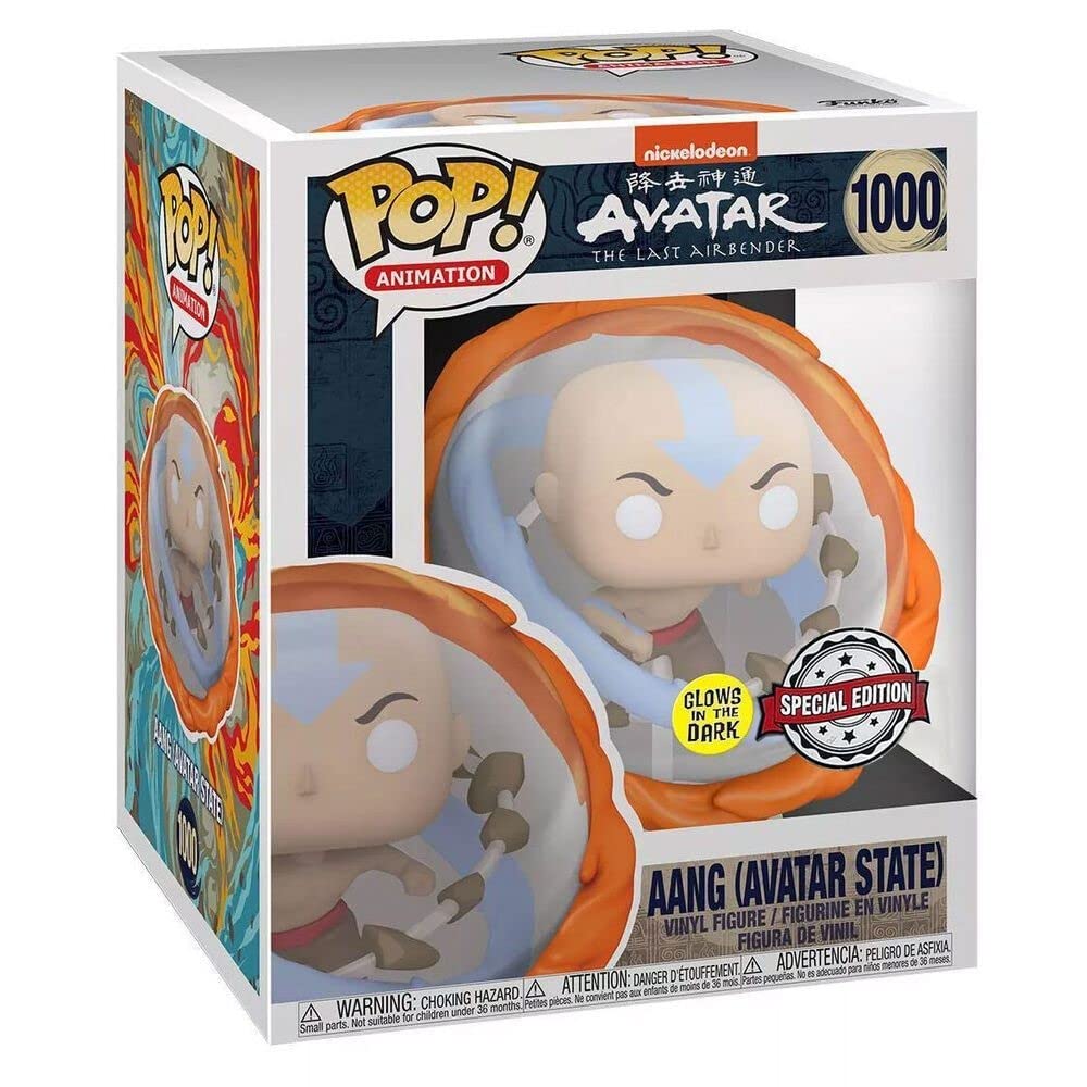 POP Funko Aang Avatar State Glows in the Dark Edition Special 1000 – Collectible Figure