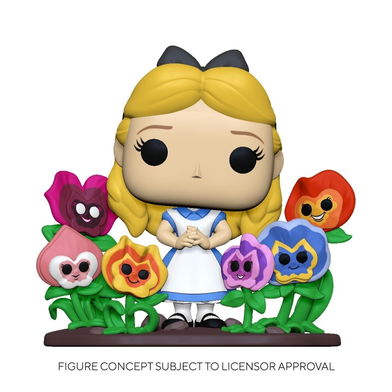 Funko POP Deluxe: Alice in Wonderland 70th – Alice with Flowers, Multicolor