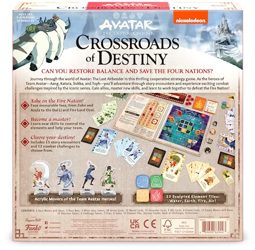 Funko Avatar: The Last Airbender Crossroads of Destiny Board Game | 2-4 Players