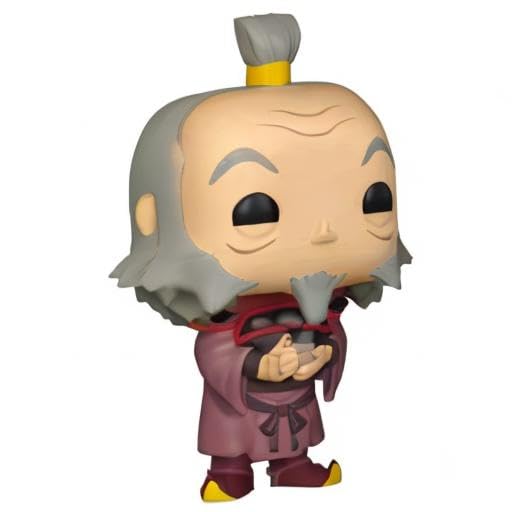 Funko Pop! Animation Avatar: Iroh with Tea Figure – 3.75-Inch Collectible Toy, Multicolor