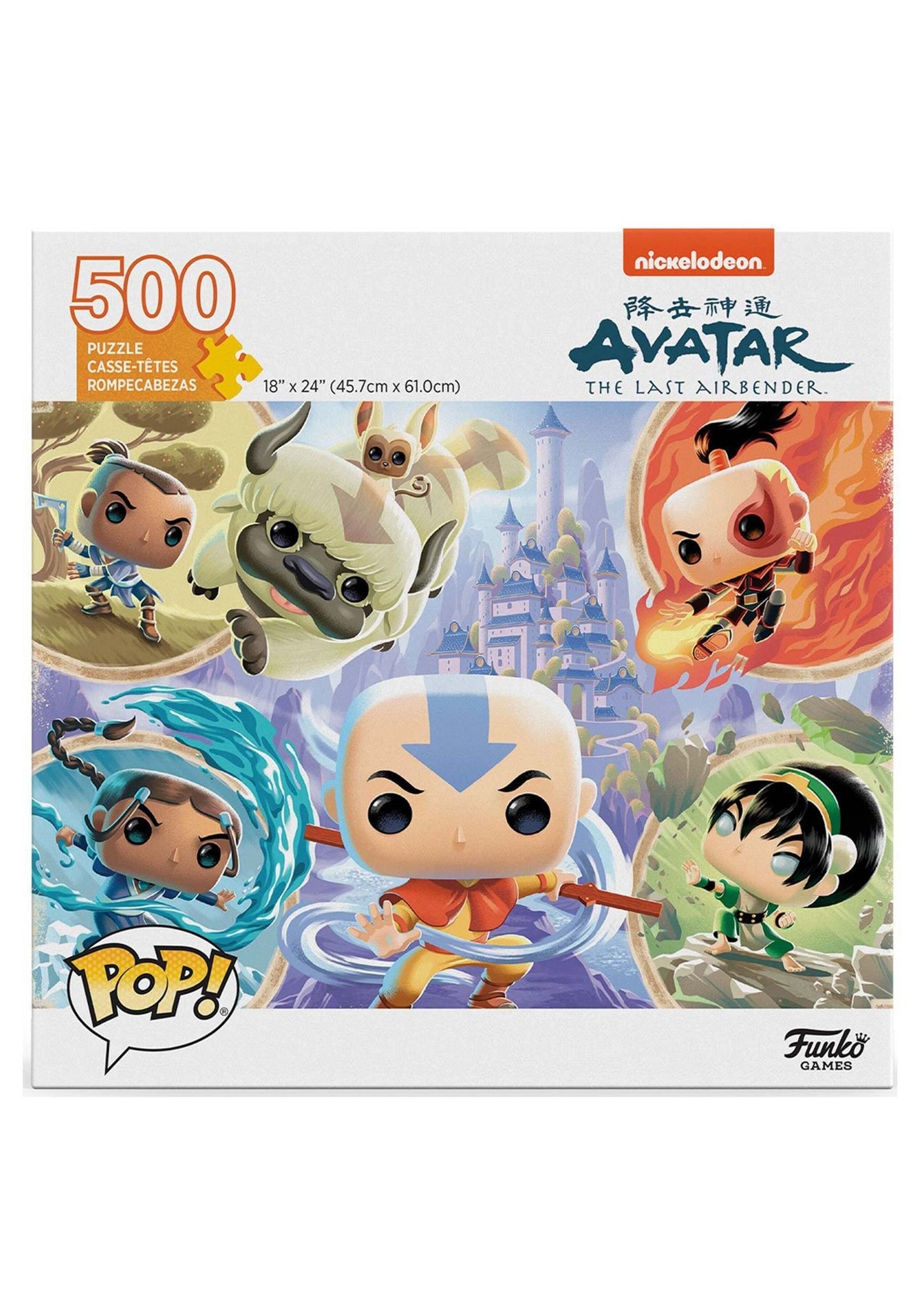 Funko Pop! Puzzle – Avatar: The Last Airbender | 500-Piece 18x24