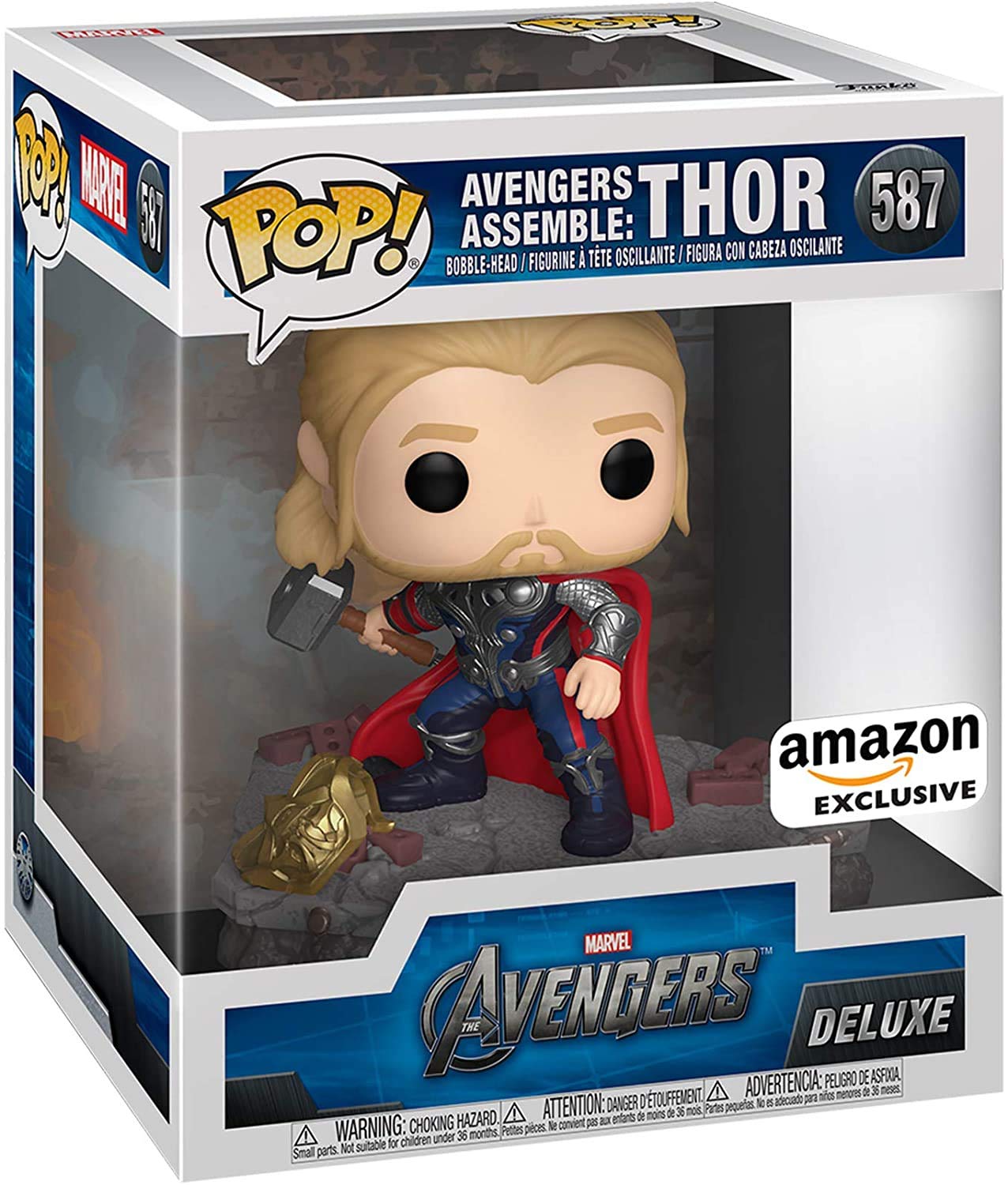 Funko Pop Deluxe Avengers Assemble Thor Figure – 4th in Series | Amazon Exclusive
