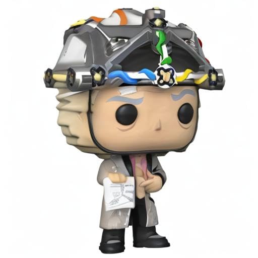 Funko Pop Movies Back to The Future Doc with Helmet Vinyl Figure 3.75 Inch