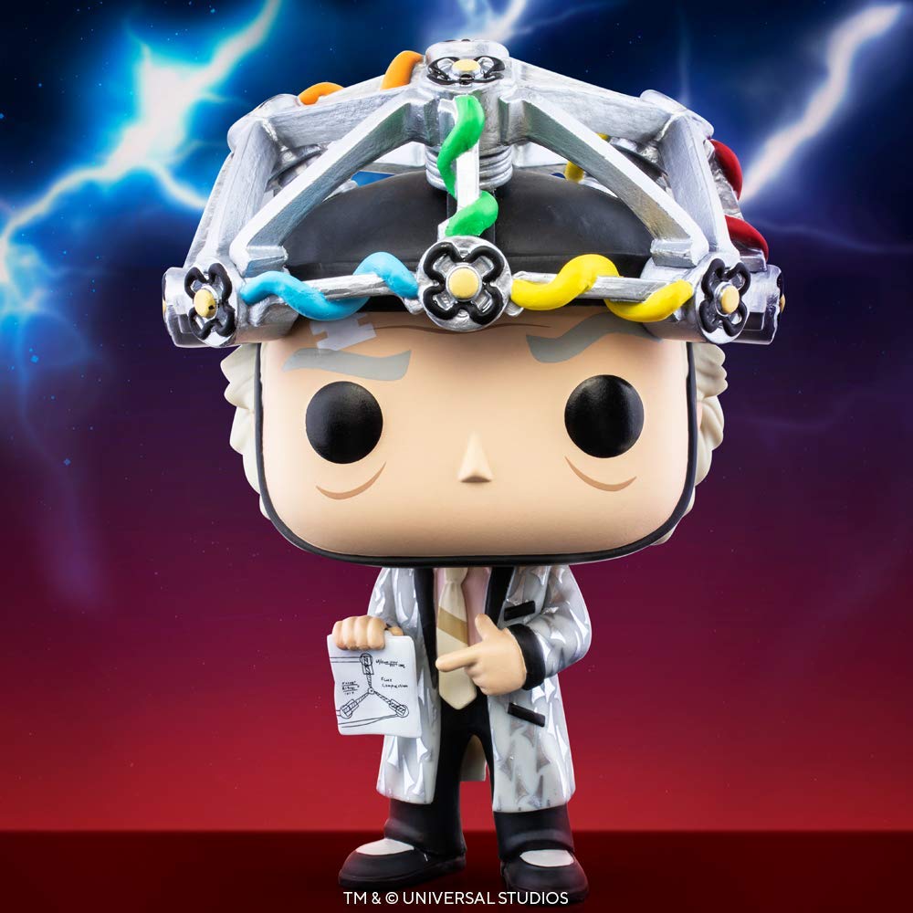 Funko Pop Movies Back to The Future Doc with Helmet Vinyl Figure 3.75 Inch