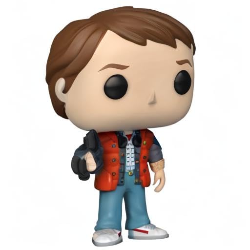Funko Pop! Movies: Marty in Puffy Vest – Back to The Future Collectible Figure