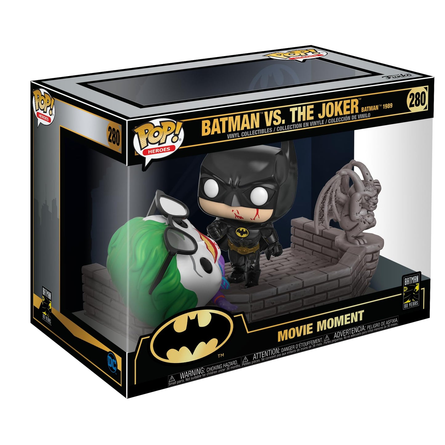 Funko Pop! Movie Moment: Batman 80th – Batman & Joker (1989), Multicolor