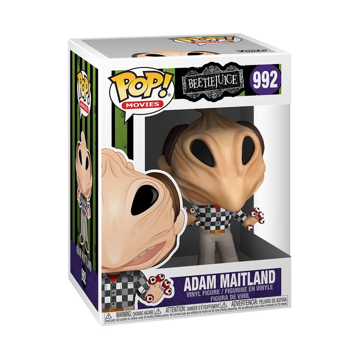 Funko POP Movies Beetlejuice – Adam Transformed 3.75-Inch Multicolor Vinyl Figure