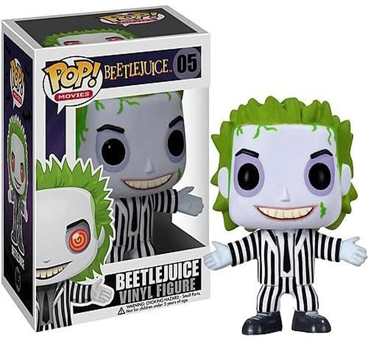 Funko Beetlejuice Pop Movies Vinyl Figure – 3.75-Inch, Rotating Head, Window Box Display