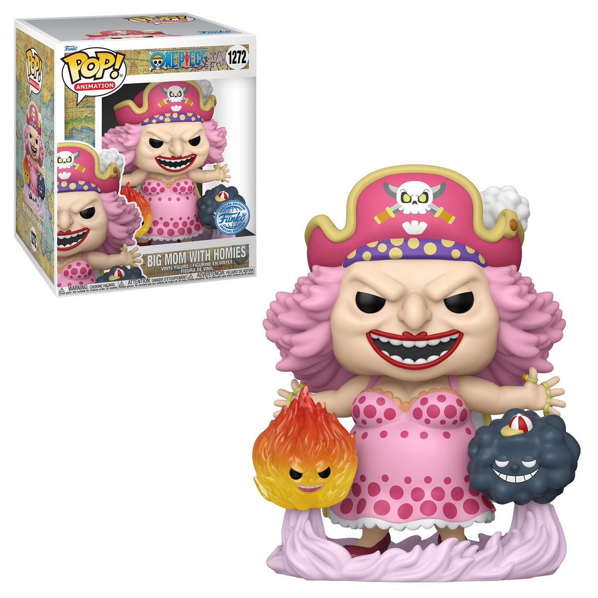 Funko Pop! Animation: One Piece Big Mom w/Homies – Special Edition Multicolor 1272