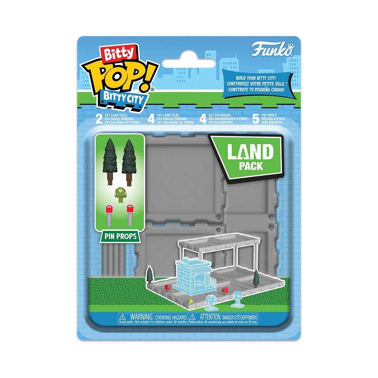 Funko Pop! Bitty City Expansion - Land Kit | Bitty POP! Land Pack