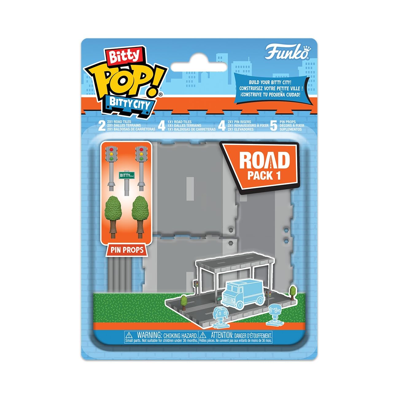 Funko Pop! Bitty City Expansion Road Kit | Bitty POP! Road Pack 1