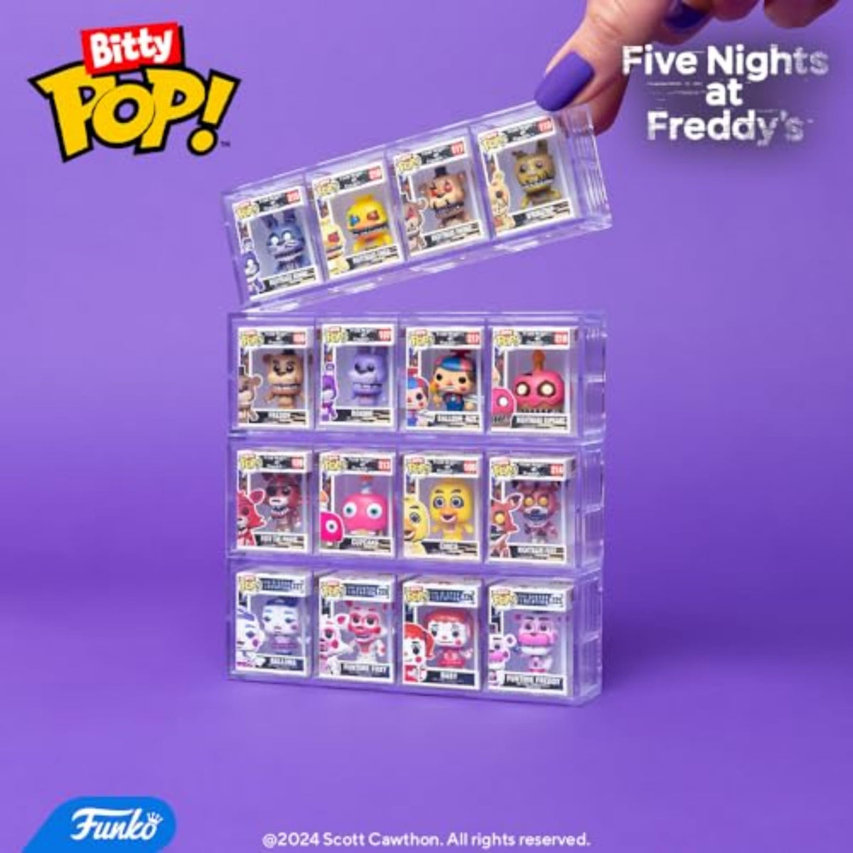 Funko Bitty POP! Five Nights at Freddy’s Ballora & Mystery Mini Figure Set – 0.9" Collectible | Cake Topper & Gift Idea