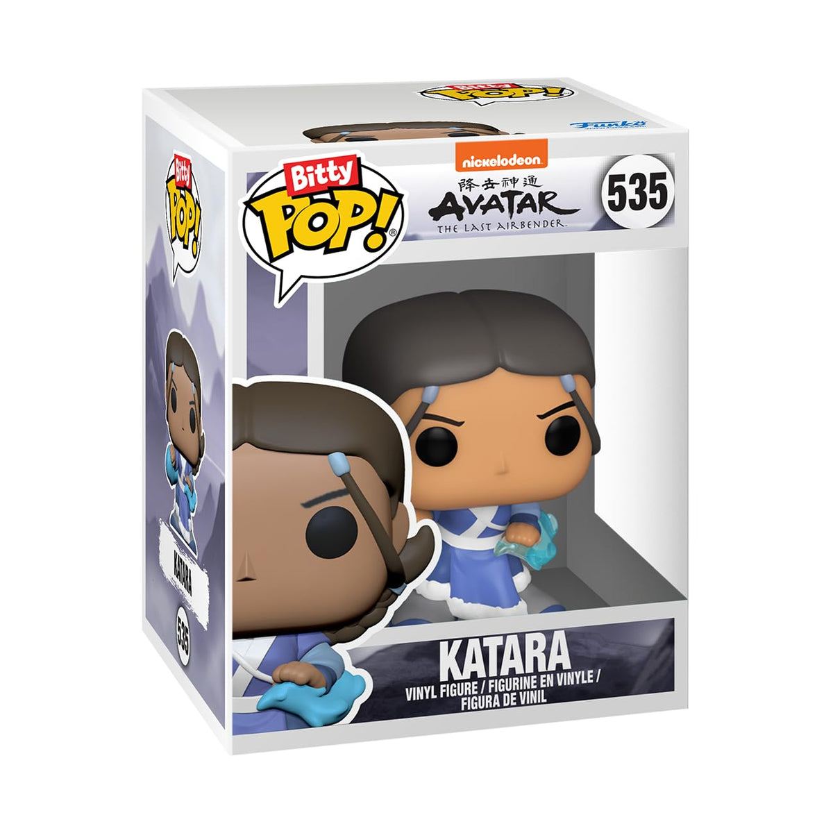 Funko Bitty Pop! Avatar: The Last Airbender – Katara, Sokka, Suki & Mystery Mini (0.9-Inch) with Display Case