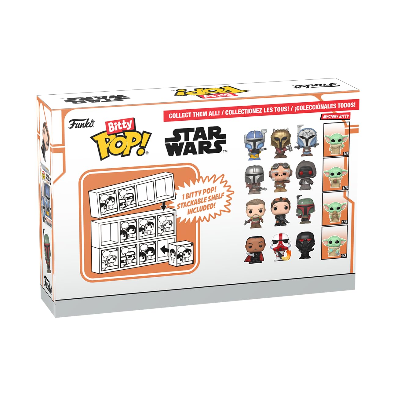 Funko Bitty Pop Mandalorian 4-Pack: Heavy Infantry, The Armorer, Bo-Katan Kryze & Mystery Chase (0.9 in)