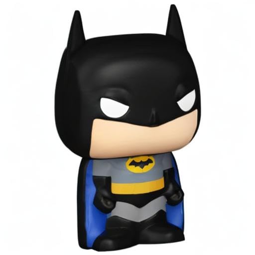 Funko Bitty POP! DC Batman 4-Pack – 0.9-Inch Mini Figures + Display Shelf