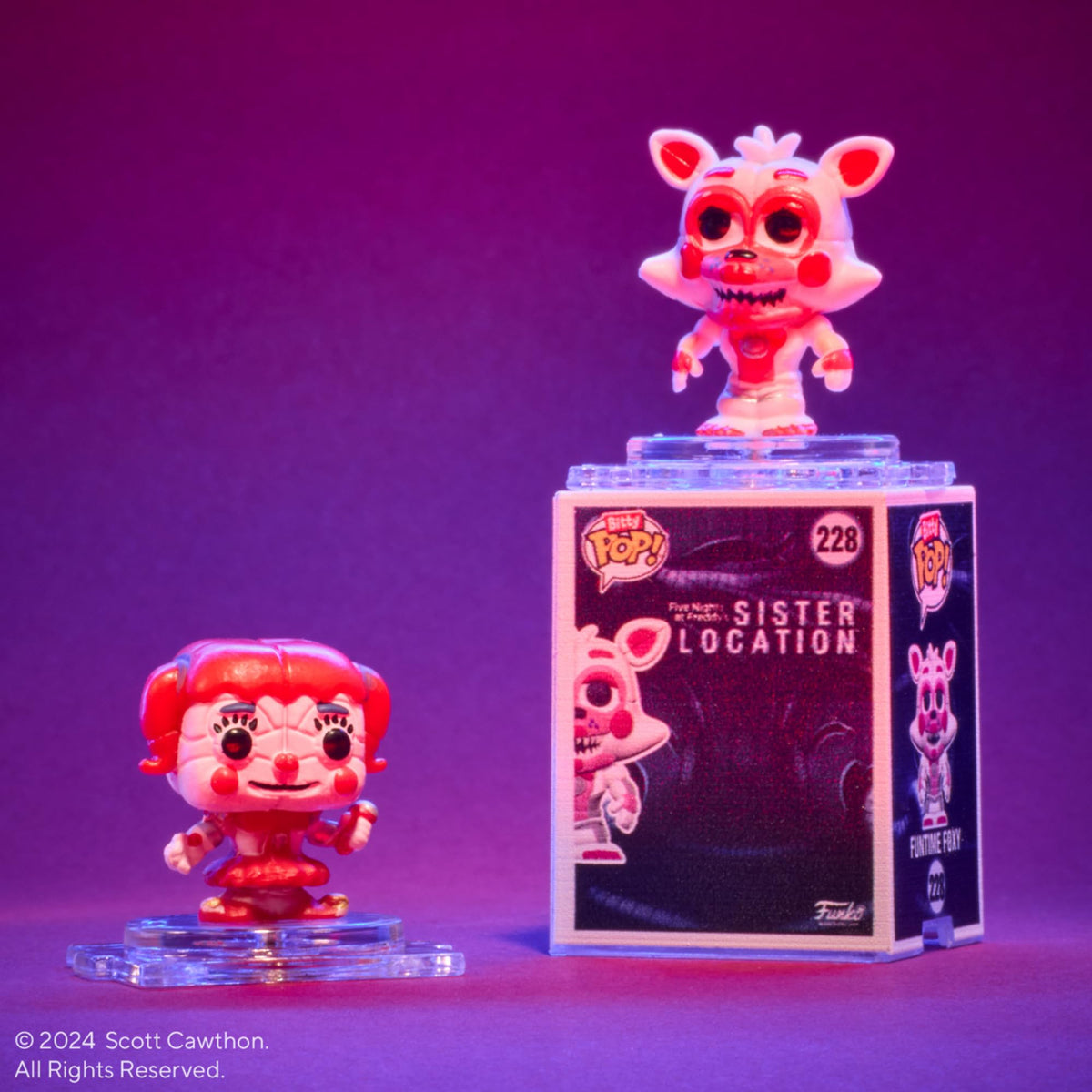 Funko Bitty POP! Five Nights at Freddy’s Ballora & Mystery Mini Figure Set – 0.9" Collectible | Cake Topper & Gift Idea