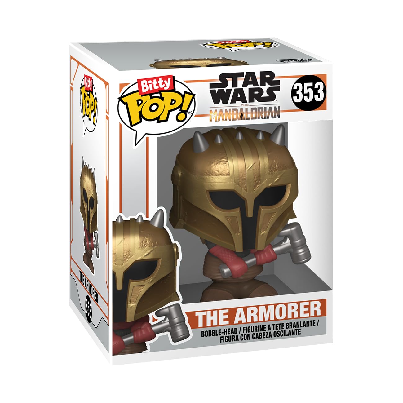 Funko Bitty Pop Mandalorian 4-Pack: Heavy Infantry, The Armorer, Bo-Katan Kryze & Mystery Chase (0.9 in)