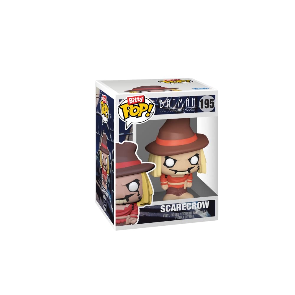 Funko Bitty POP! DC Batman 4-Pack – 0.9-Inch Mini Figures + Display Shelf