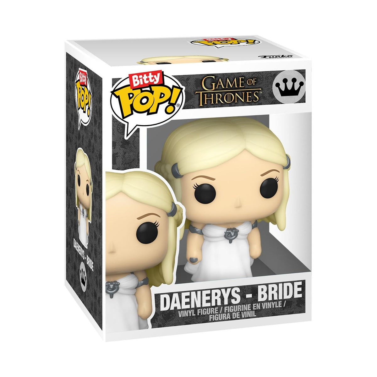 Funko Bitty Pop Game of Thrones: Daenerys Targaryen, Khal Drogo, Drogon & Mystery Figure – 0.9 Inch Collectible (Styles May Vary)