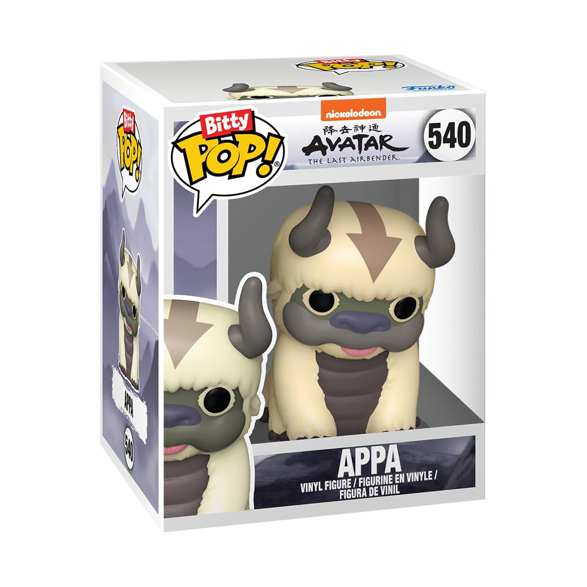 Funko Bitty Pop Avatar: The Last Airbender – Aang, Appa, Toph & Mystery Mini Figure, 0.9 Inch, with Display Case