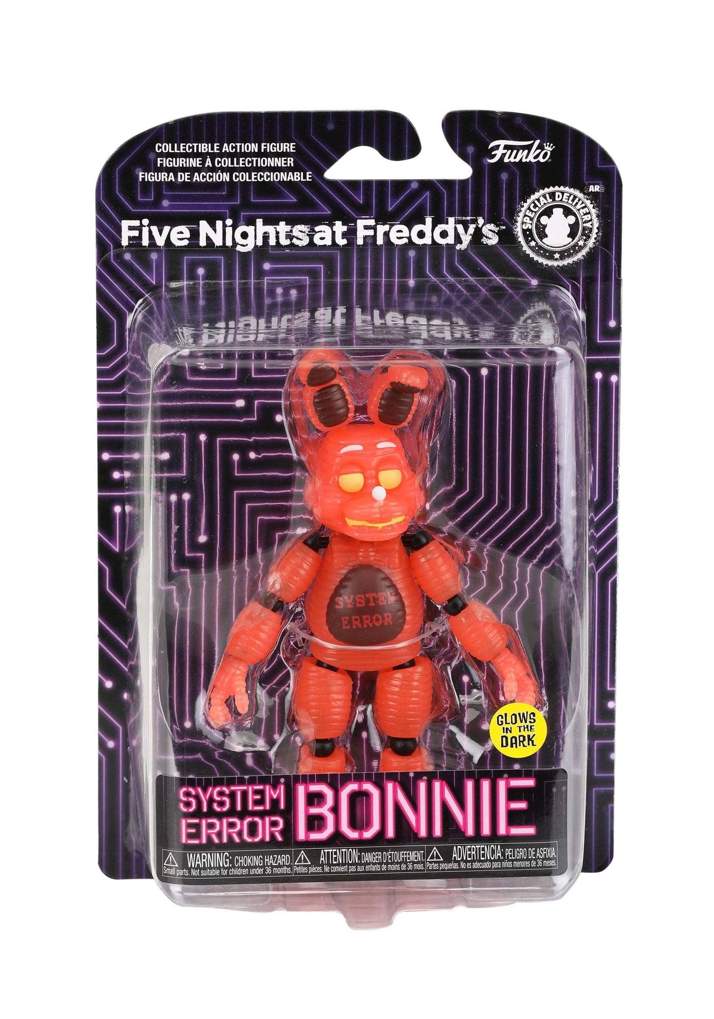 Funko Pop! System Error Bonnie Glow-in-the-Dark Figure – Five Nights at Freddy's