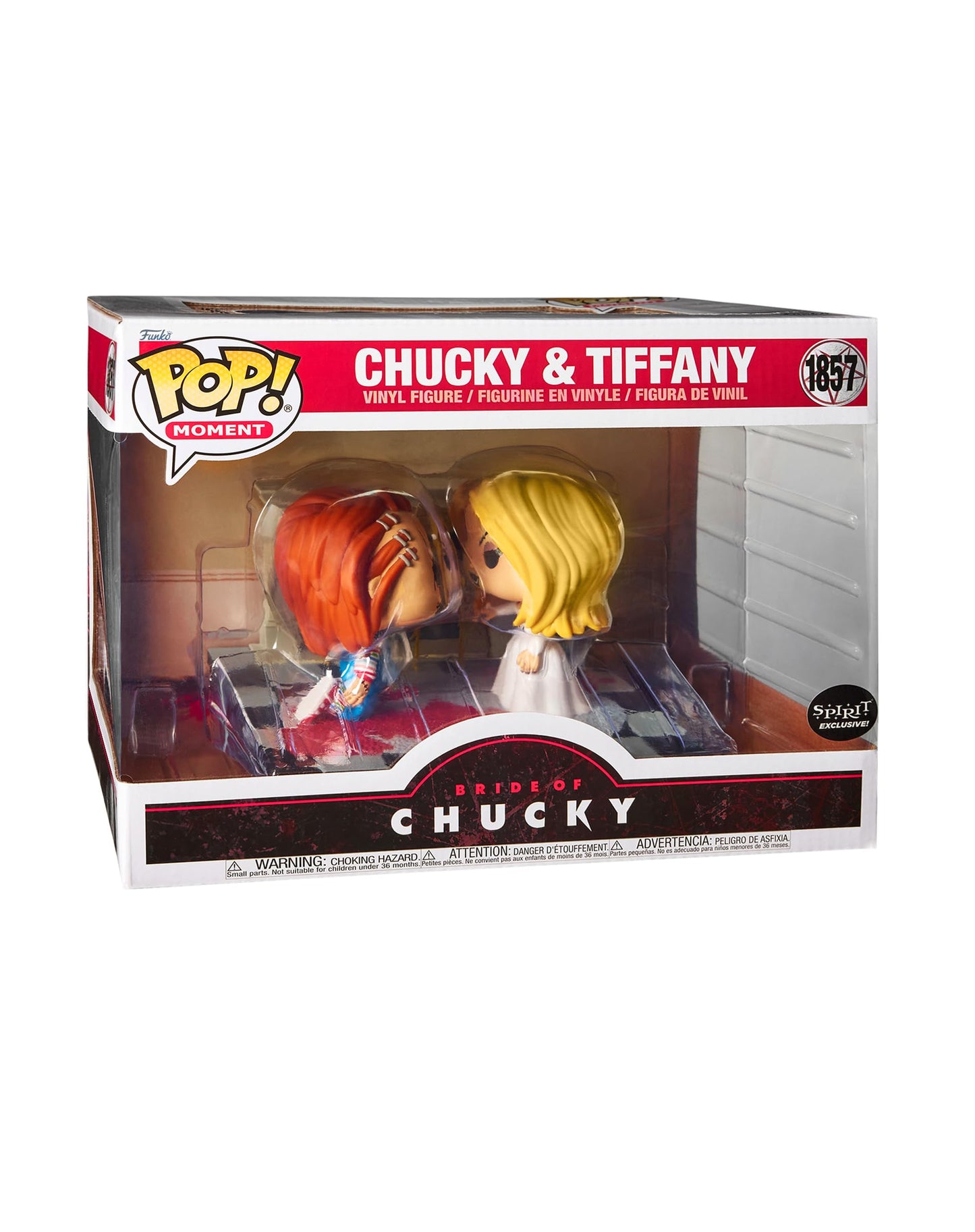 Funko POP! Bride of Chucky – Chucky & Tiffany Movie Moment Figure (3.5 in)