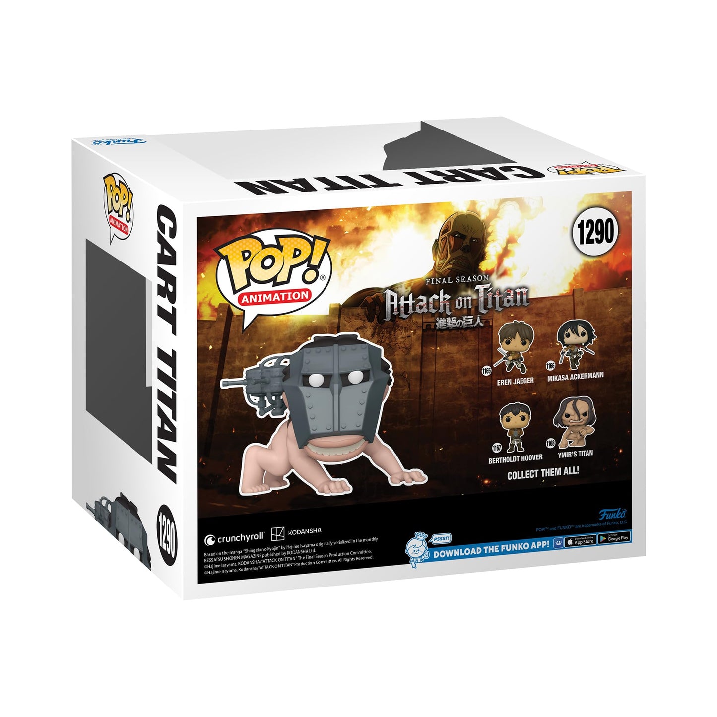 Funko Pop! Super: Attack on Titan Cart Titan – 6-Inch Vinyl Figure