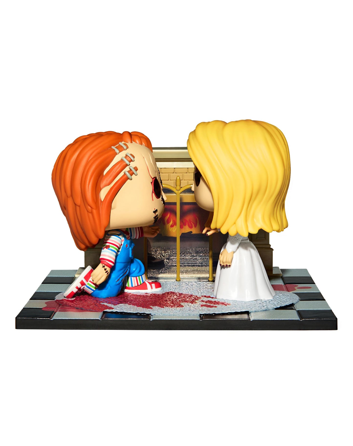 Funko POP! Bride of Chucky – Chucky & Tiffany Movie Moment Figure (3.5 in)