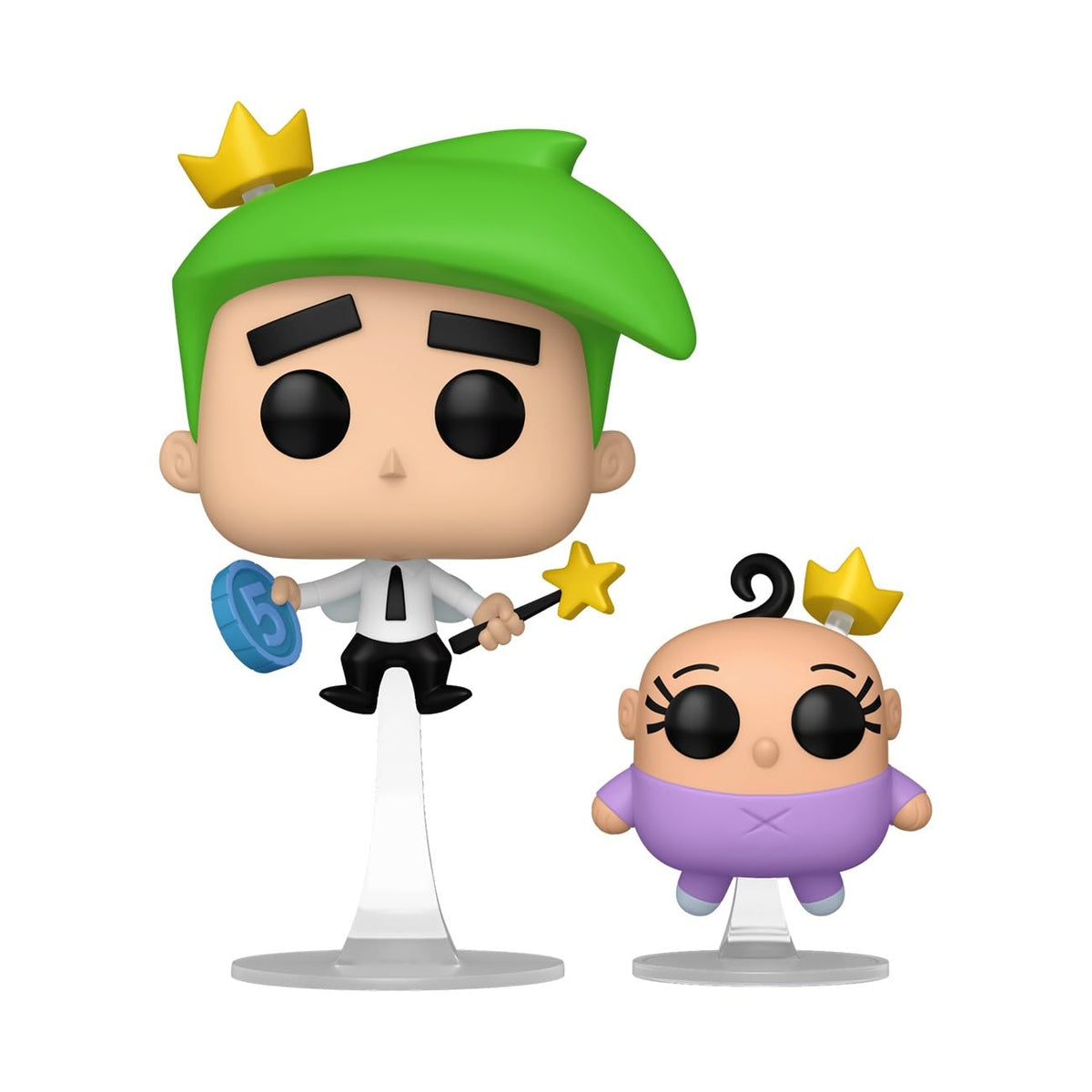 Funko Pop&Buddy Cosmo & Poof | Collectible Vinyl Figure | Fairly OddParents Official Merchandise