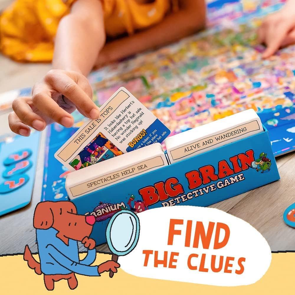Funko Cranium Big Brain Detective Game — 1-4 Players, Ages 5+