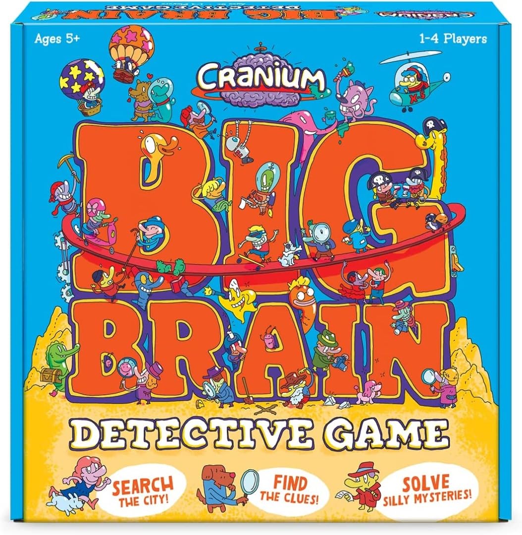 Funko Cranium Big Brain Detective Game — 1-4 Players, Ages 5+