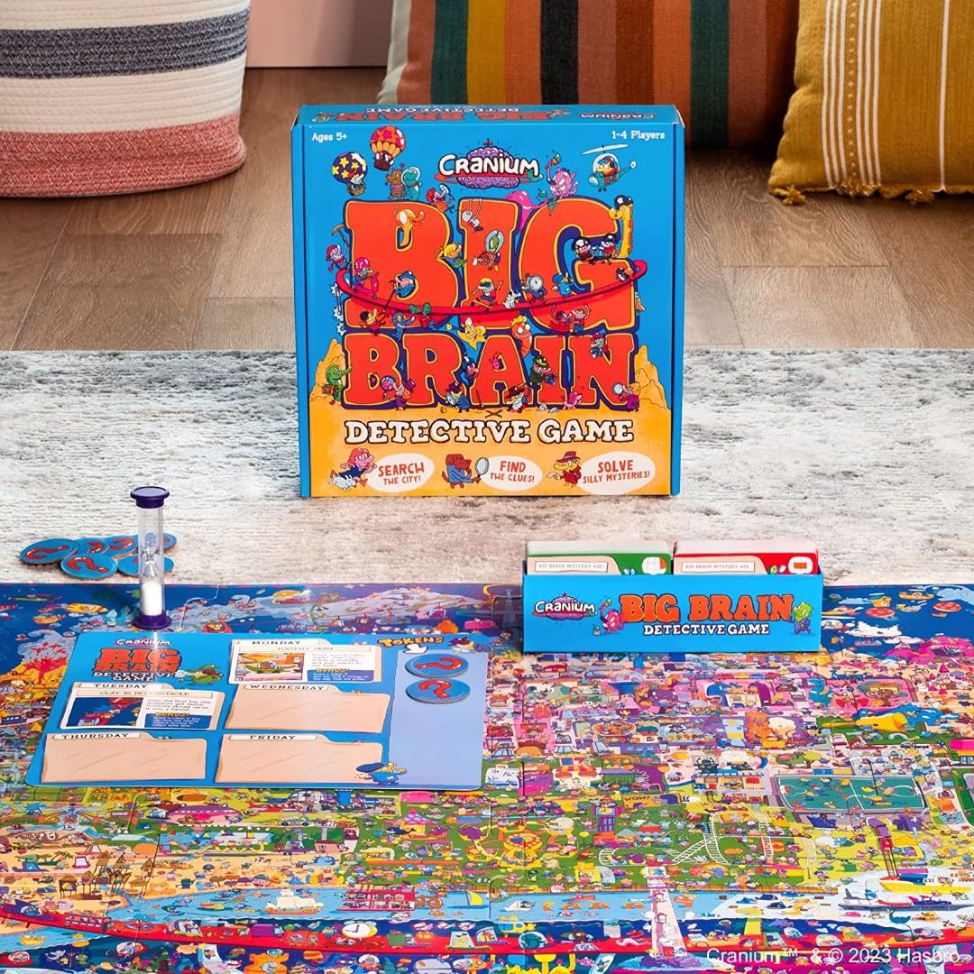 Funko Cranium Big Brain Detective Game — 1-4 Players, Ages 5+