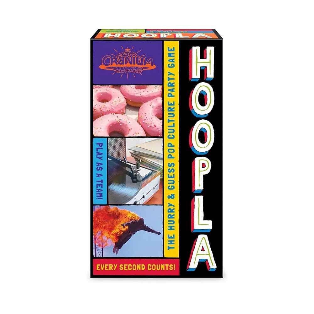 Funko Cranium Hoopla Party Game — Cooperative 2-8+ Players, Ages 12+, 25-Minute Rounds, 300 Cards