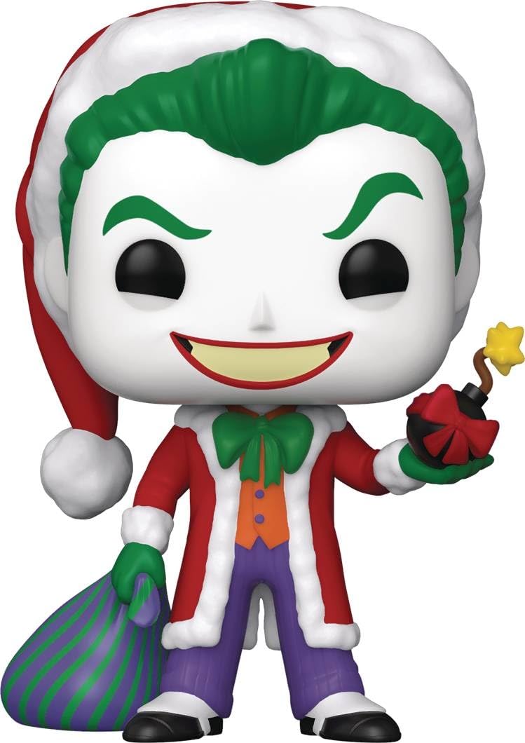 Funko Pop! DC Holiday: The Joker as Santa Vinyl Figure – 4.25-Inch Collectible