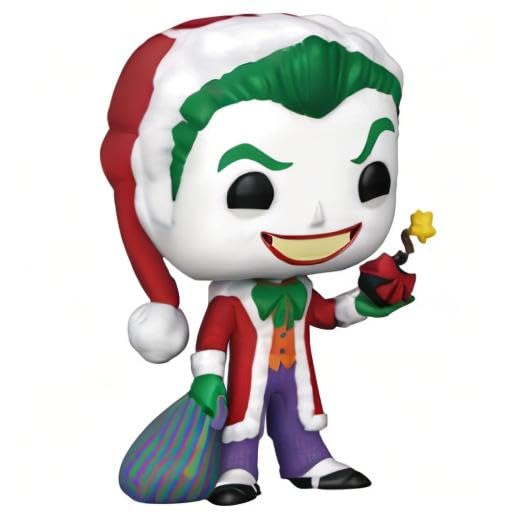 Funko Pop! DC Holiday: The Joker as Santa Vinyl Figure – 4.25-Inch Collectible