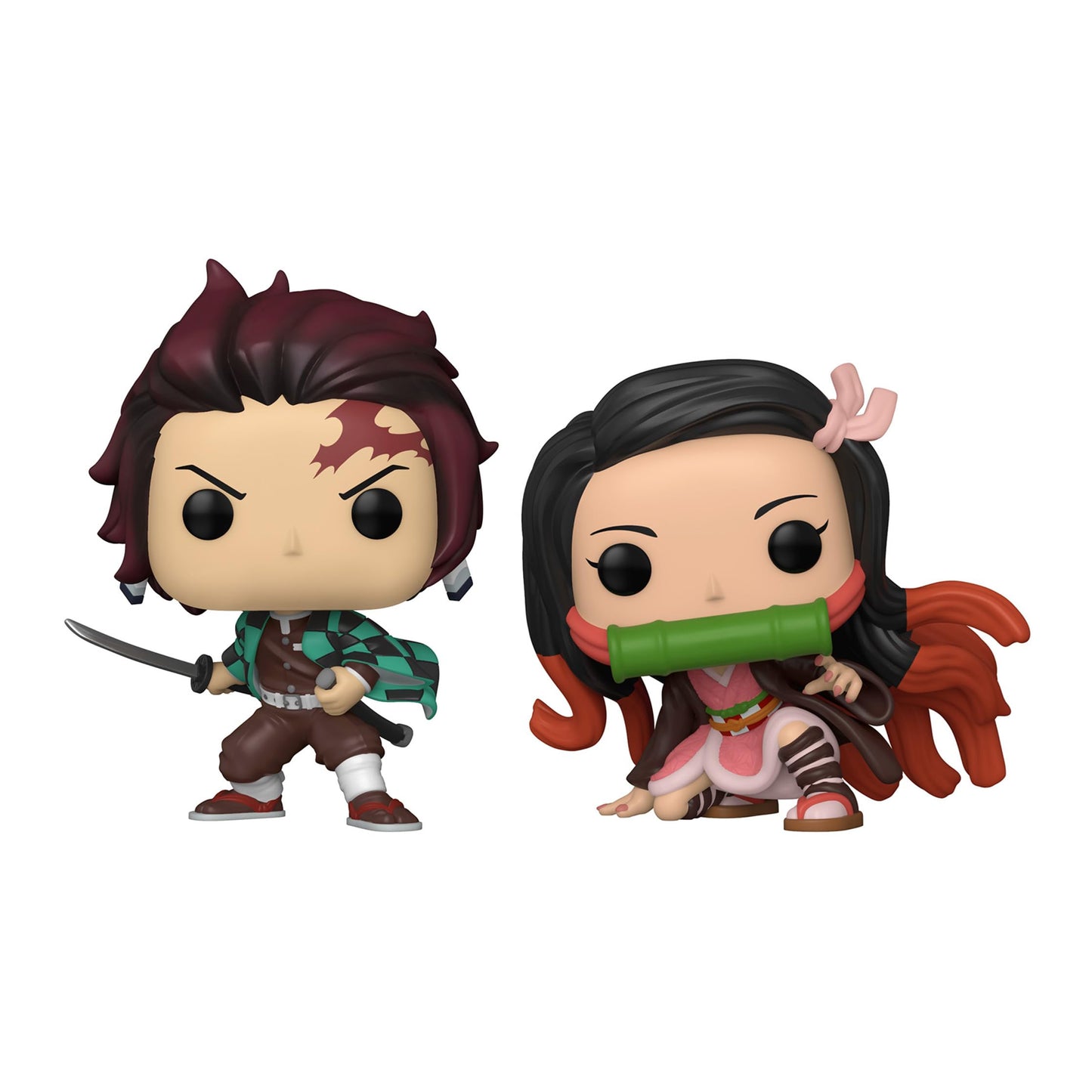 Funko Demon Slayer Tanjiro & Nezuko POP! 2-Pack – Collectible Vinyl Figures