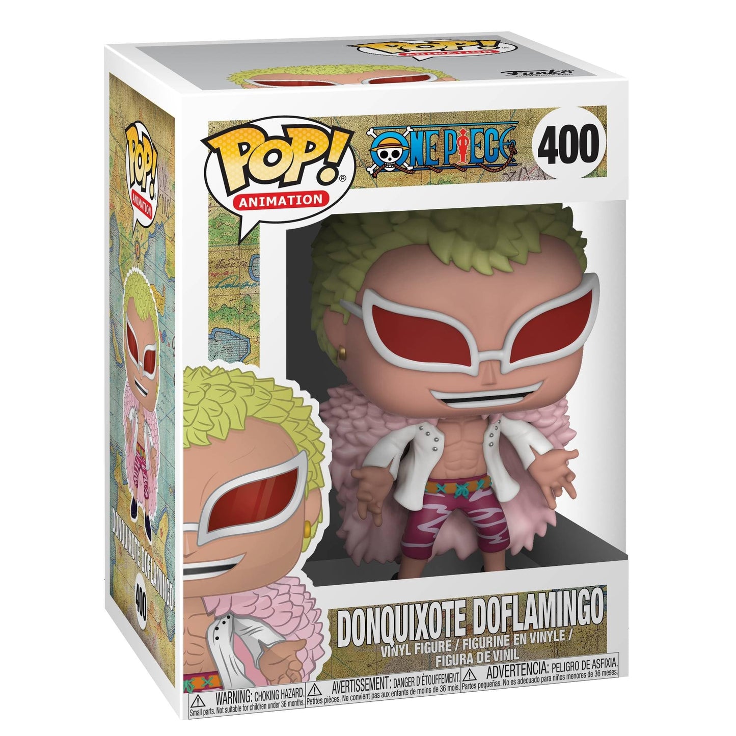 Funko Pop Animation: Donquixote Doflamingo Collectible Figure – One Piece, Multicolor