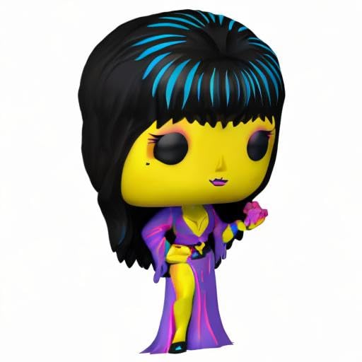 Funko Elvira Black Light Exclusive Pop! – Neon Glow Window Box Figure