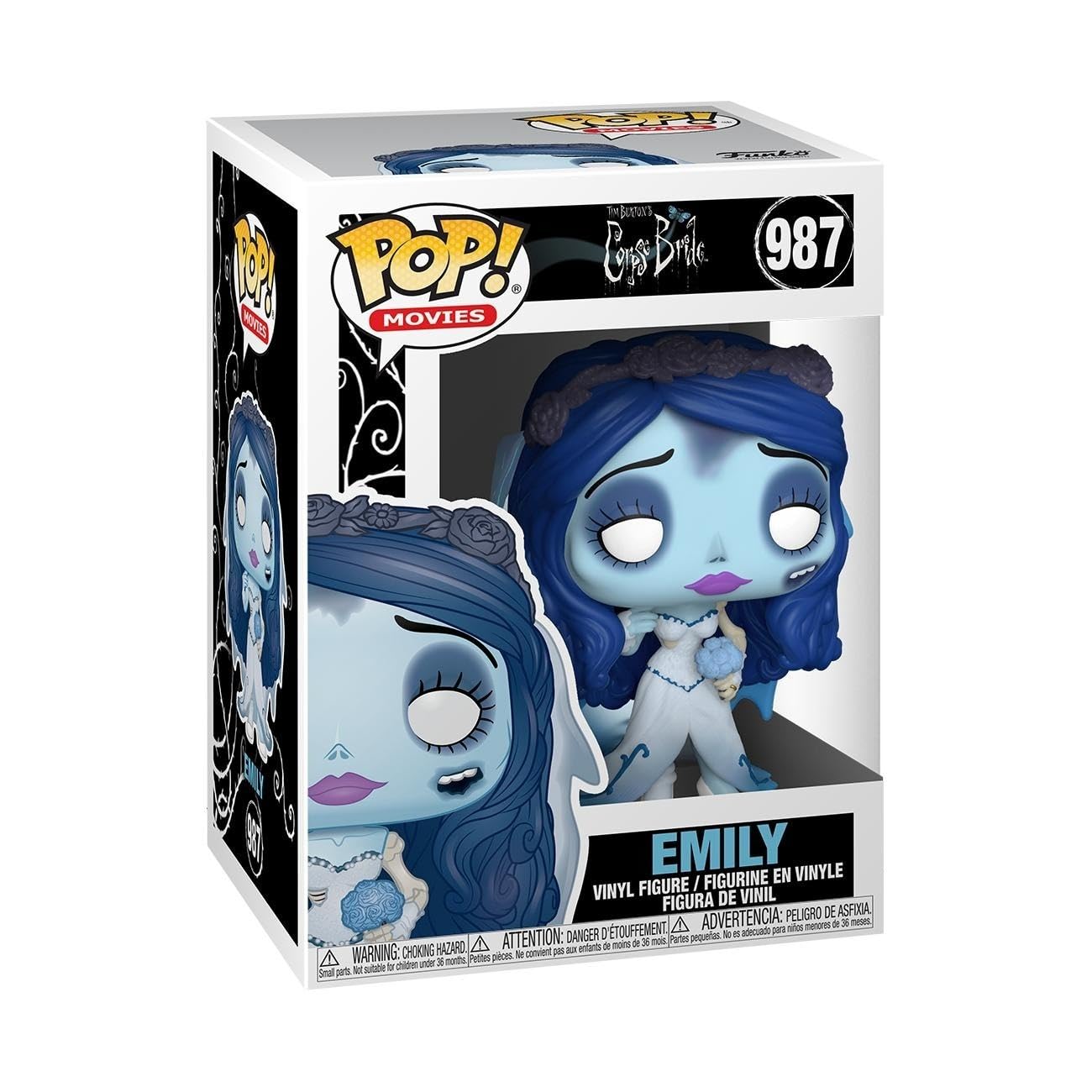 Funko Pop! Movies: Corpse Bride - Emily Vinyl Figure (Multicolor)