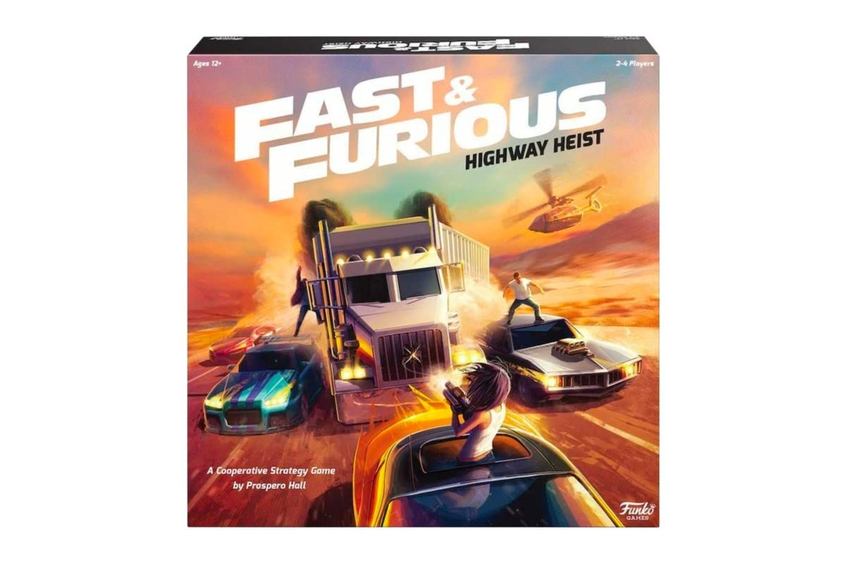 Funko Games: Fast & Furious Highway Heist – Cooperative Board Game for 2–4 Players